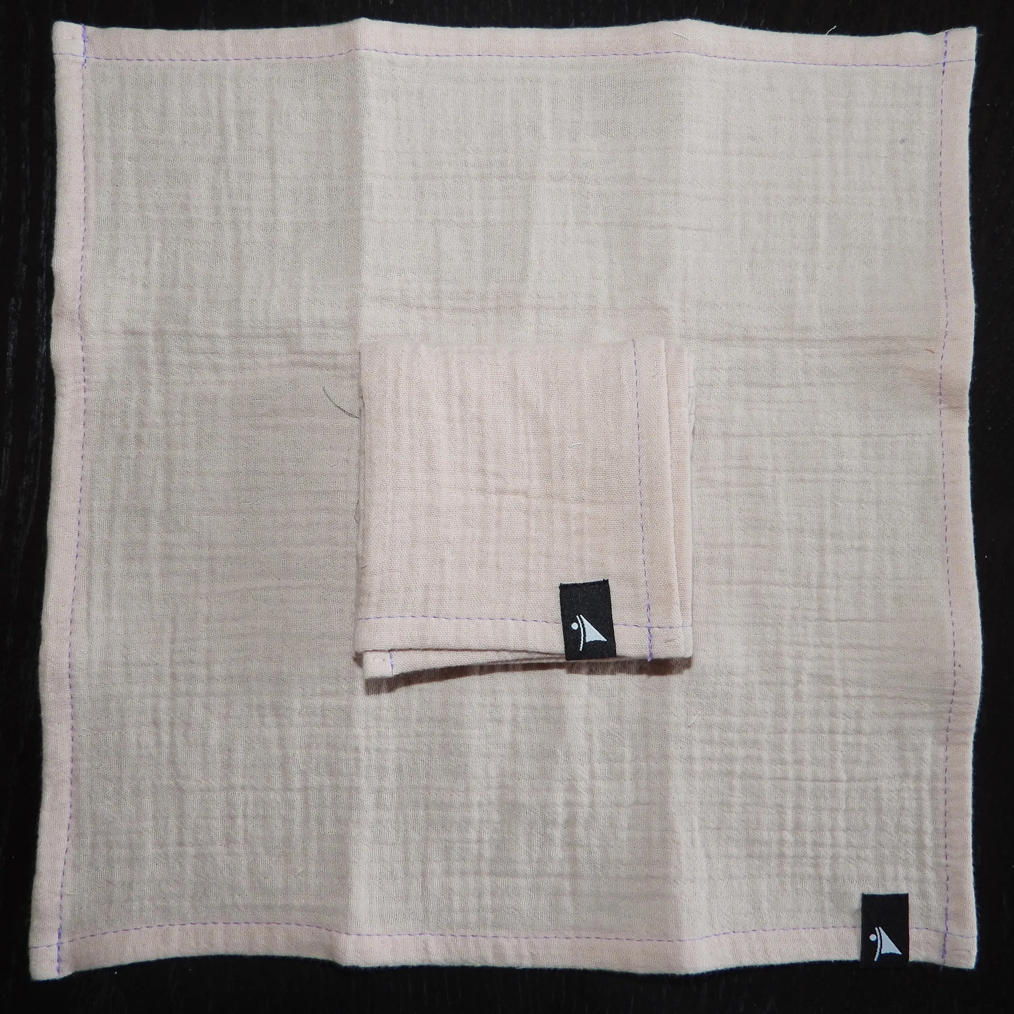 Musselin, Altrosa, violett